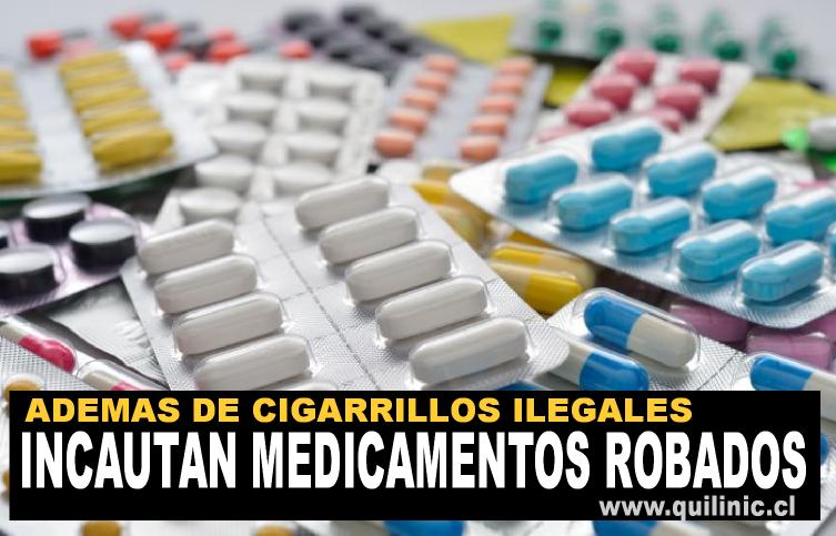 Incautan Medicamentos en Quilicura