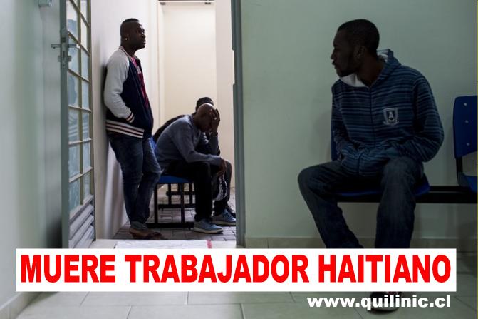 Muere trabajador Haitiano