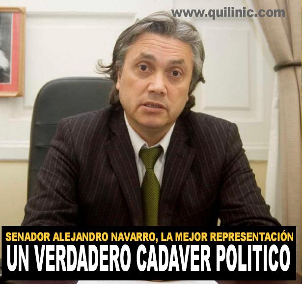 Senador Navarro…. Un cadáver político