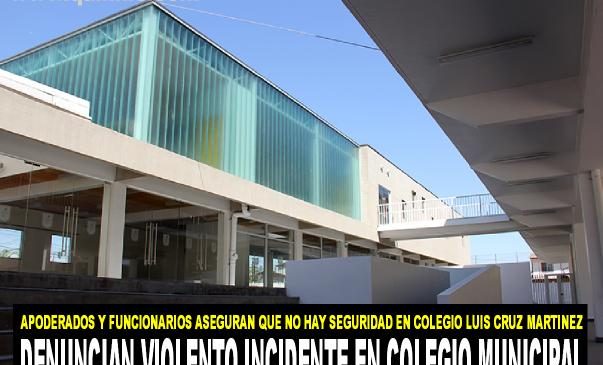 Denuncian nuevo hecho de violencia en colegio municipal