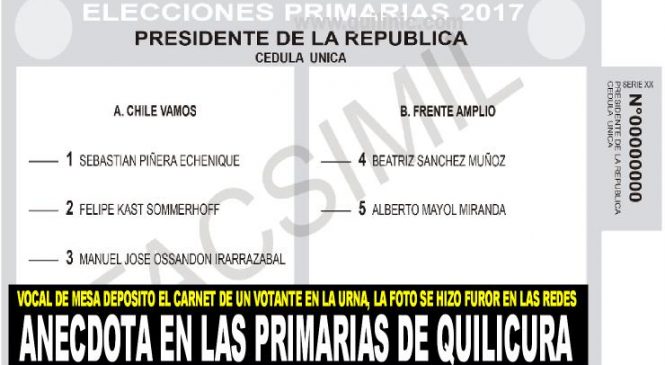Primarias en Quilicura, anécdotas y totales..