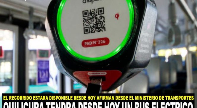 Quilicura tendrá bus eléctrico