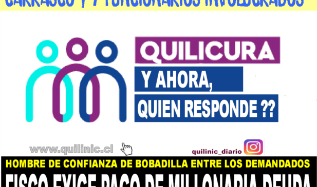 CDE demanda a ex alcalde de Quilicura y 7 funcionarios