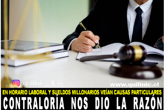 CGR nos dio la razón, abogados municipales «pituteaban»