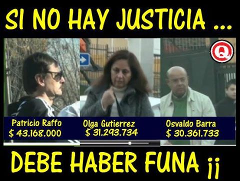 Si no hay justicia, que haya Funa ¡¡