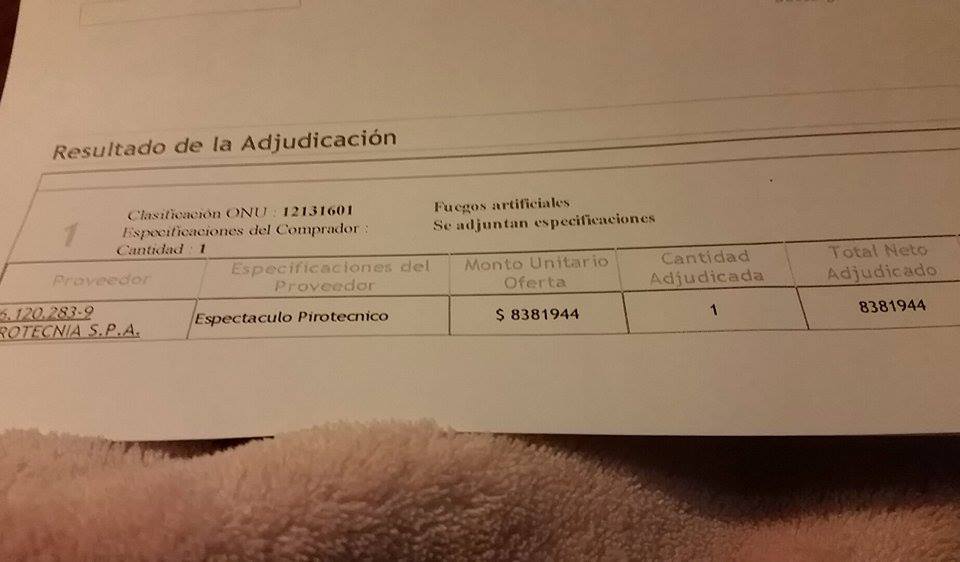 Mas antecedentes de las licitaciones express de Carrasco.