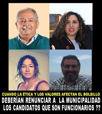 Deben renunciar a la Municipalidad los candidatos que son funcionarios ?