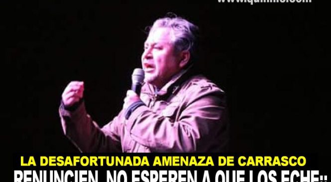 Renuncien, antes que los eche ¡¡