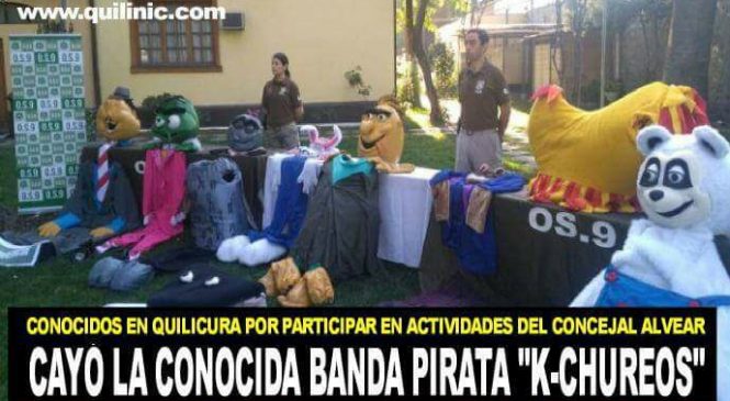 Carabineros detiene a «K-chureos», los piratas disfrazados