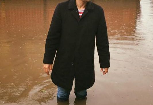 Concejal Alvear con el agua hasta el cuello