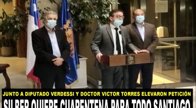 Diputado Silber quiere cuarentena para todo Santiago