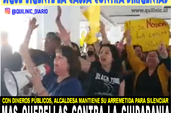 Siguen las querellas de Bobadilla en contra de la comunidad