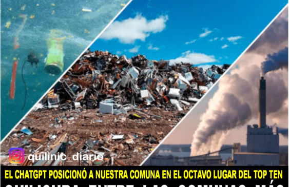 IA posicionó a Quilicura en el ranking de las comunas más sucias