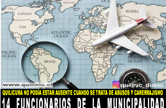 14 funcionarios municipales de Quilicura viajaron estando con licencia médica