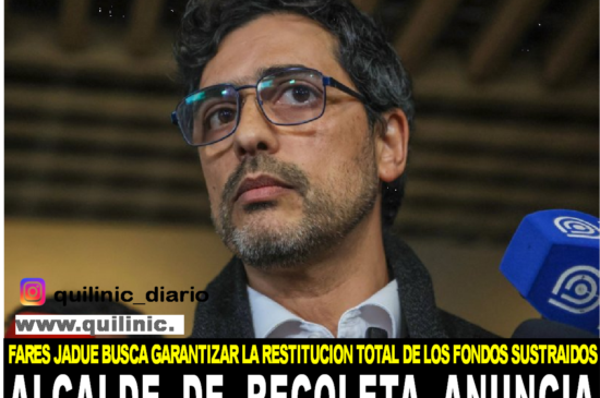 Alcalde Fares Jadue anuncia querella contra Juan Carrasco