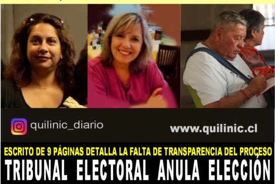 Tribunal electoral anula elección viciada