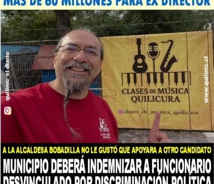 Municipalidad deberá indemnizar a ex funcionario con más de 65 millones