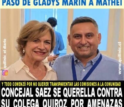Concejal Saez se querella contra su par Quiroz…